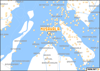 map of Mūsawāla