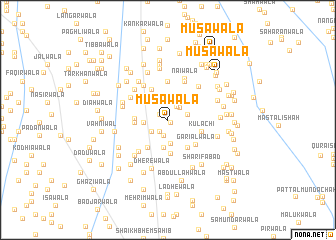 map of Musāwāla