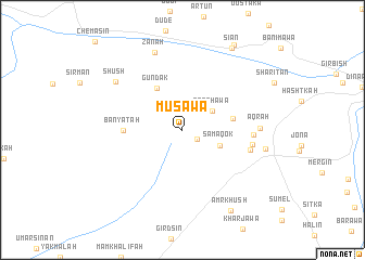 map of Musawa