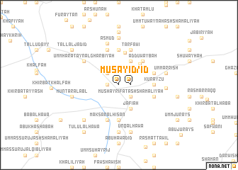 map of Musay‘īd