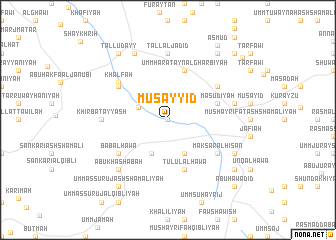 map of Musayyid