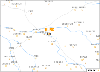 map of Mūsa