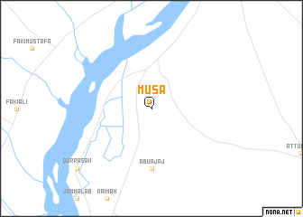 map of Mūsá