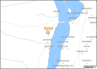 map of Mūsá