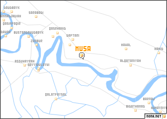 map of Mūsá