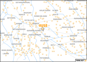 map of Mūsa