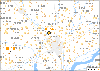 map of Mūsa