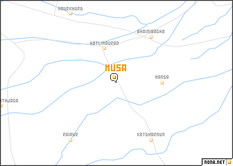 map of Mūsa