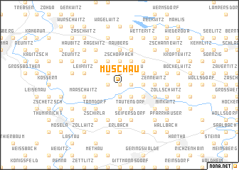 map of Muschau