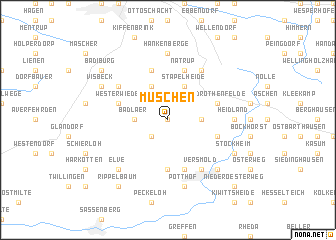 map of Müschen