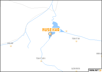 map of Musekwa