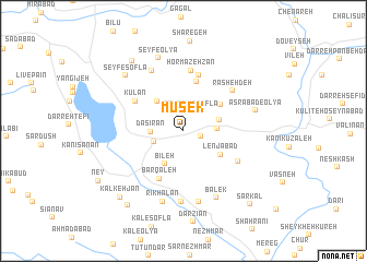 map of Mūsek