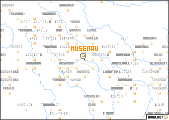 map of Musenau