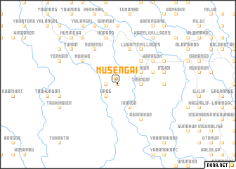 map of Musengai