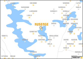 map of Musenge