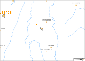map of Musenge