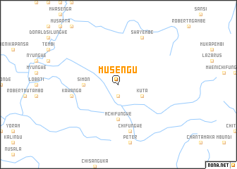 map of Musengu