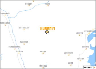 map of Musenyi