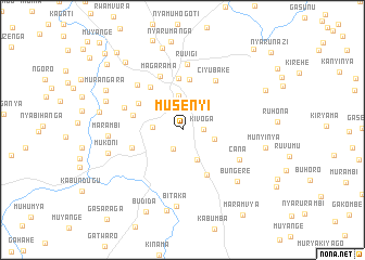 map of Musenyi