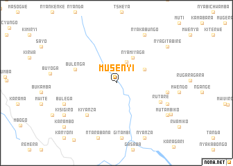 map of Musenyi