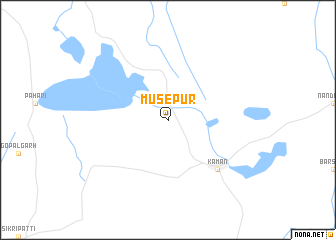 map of Mūsepur