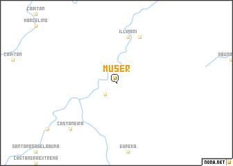 map of Muser