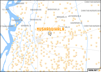map of Mushaddīwāla