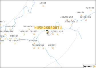 map of Mushakabantu
