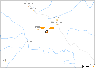 map of Mushane