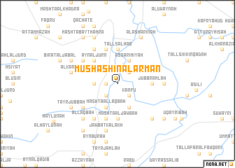 map of Mushāshin al Arman