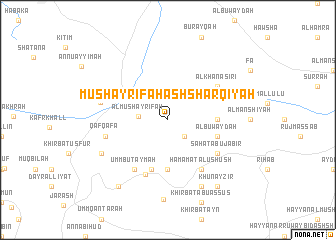 map of Mushayrifah ash Sharqīyah