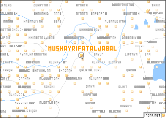 map of Mushayrifat al Jabal