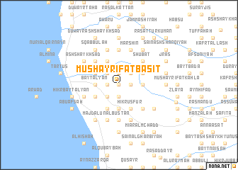 map of Mushayrifat Bāsiţ