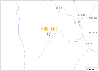 map of Musheko