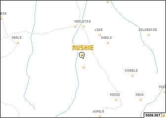 map of Mushie