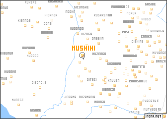 map of Mushihi