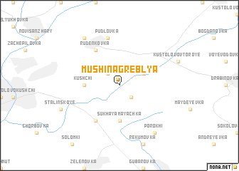 map of Mushina Greblya