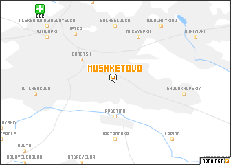 map of Mushketovo