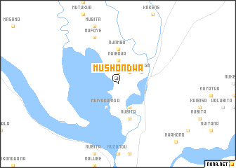 map of Mushondwa