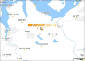 map of Mushroom Corner