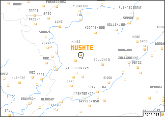 map of Mushtë
