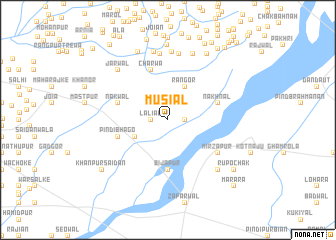 map of Mūsiāl