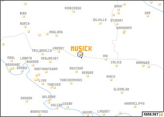map of Musick