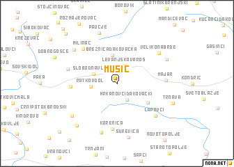 map of Musić