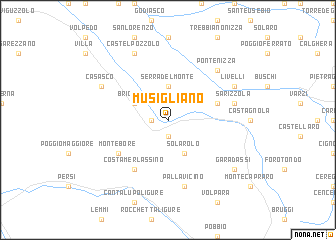 map of Musigliano