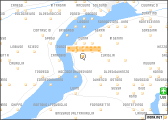 map of Musignano