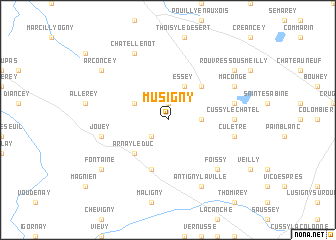 map of Musigny