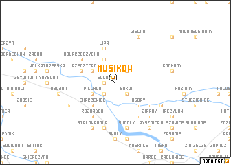 map of Musików