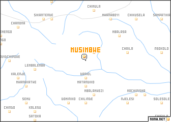 map of Musimbwe