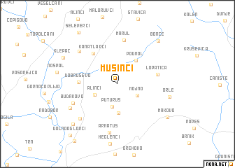 map of Musinci